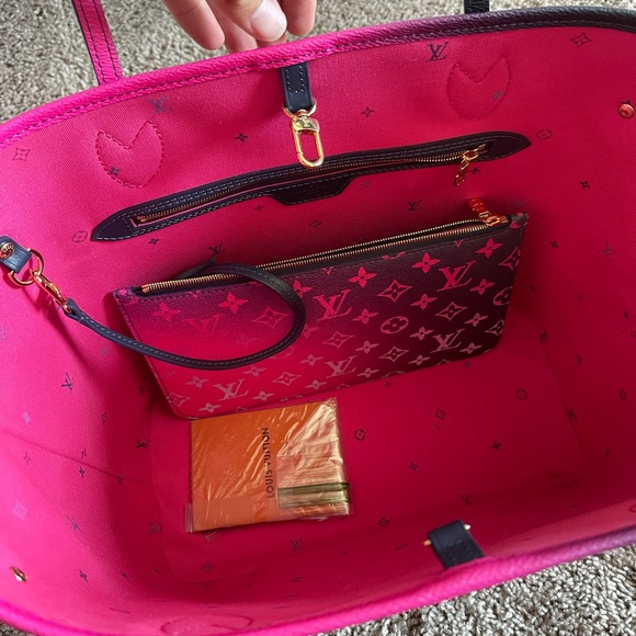 Louis Vuitton Midnight Fuchsia Neverfull MM - Picture 3 of 4